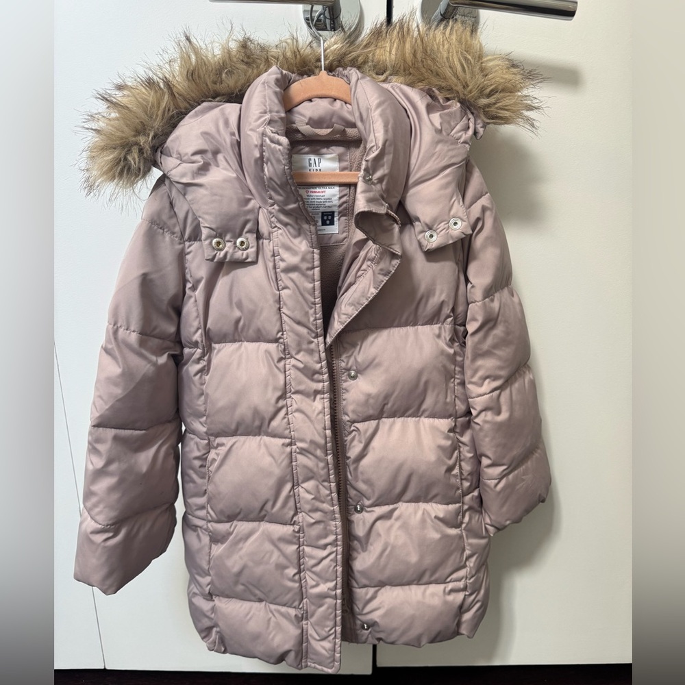 GAP Kids Beige ColdControl Ultra Max winter coat